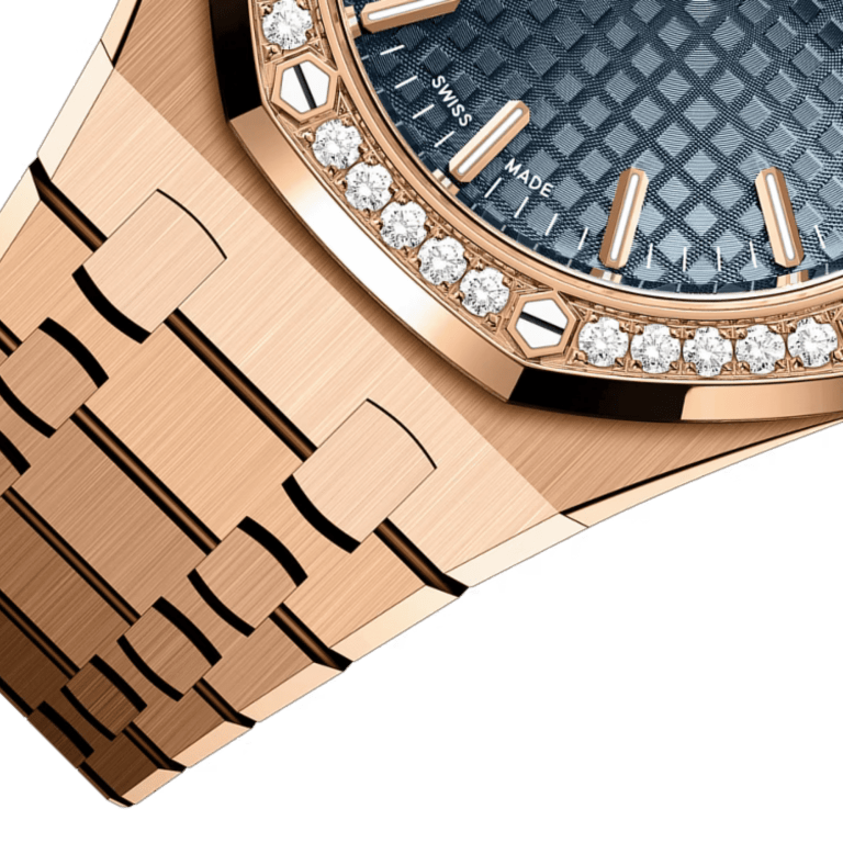 Royal Oak Rose Gold Diamond Blue Dial 34mm Product Image 4