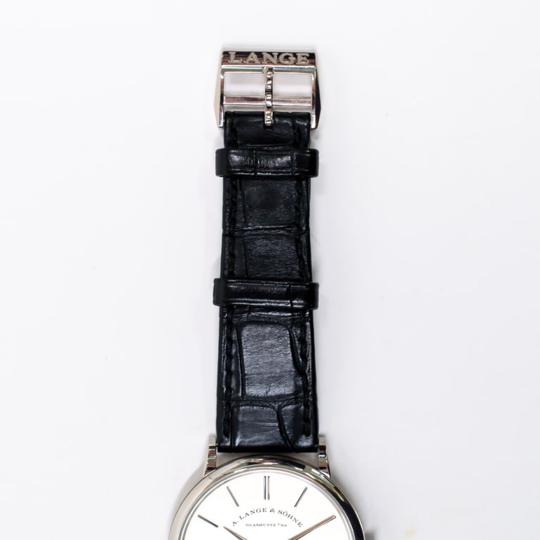 Saxonia Thin White Gold Silver Dial 37mm Product Image 5