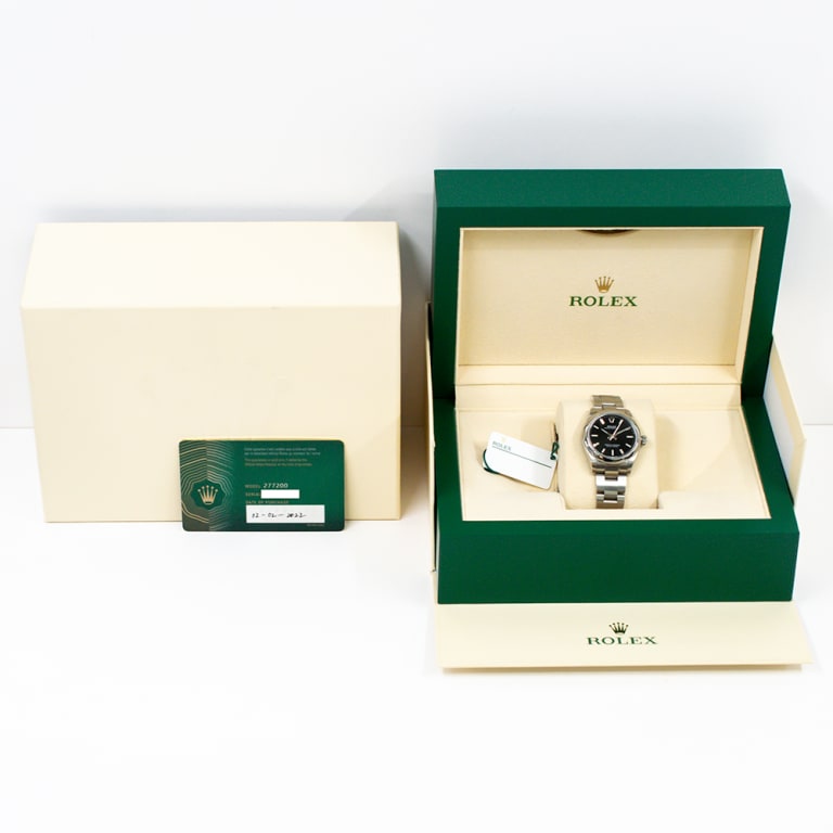 Oyster Perpetual Steel Black Dial 31mm Product Image 9