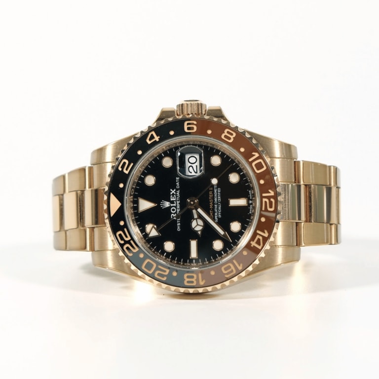 GMT-Master II "Rootbeer" Rose Gold Black Dial 40mm Product Image 1