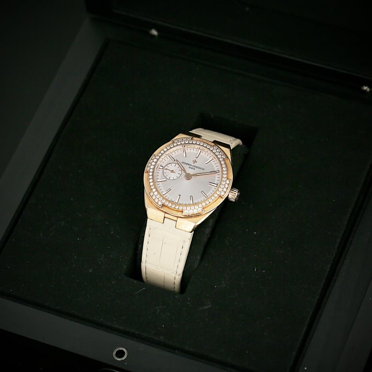 Overseas Small Seconds Rose Gold Pink Dial 37mm Product Image 1