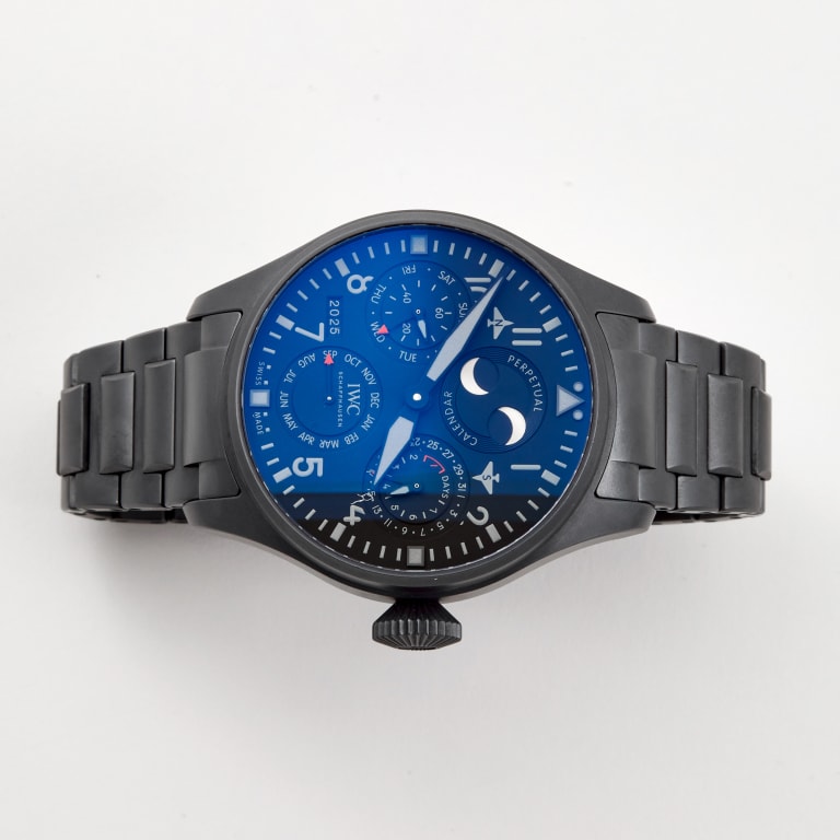 Big Pilot's Watch Perpetual Calendar Top Gun Ceratanium Black Dial 46mm Product Image 10