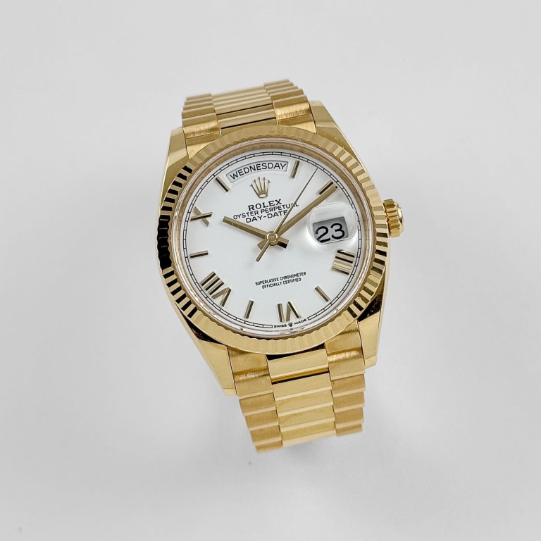 Day-Date Yellow Gold White Dial 36mm Product Image 1