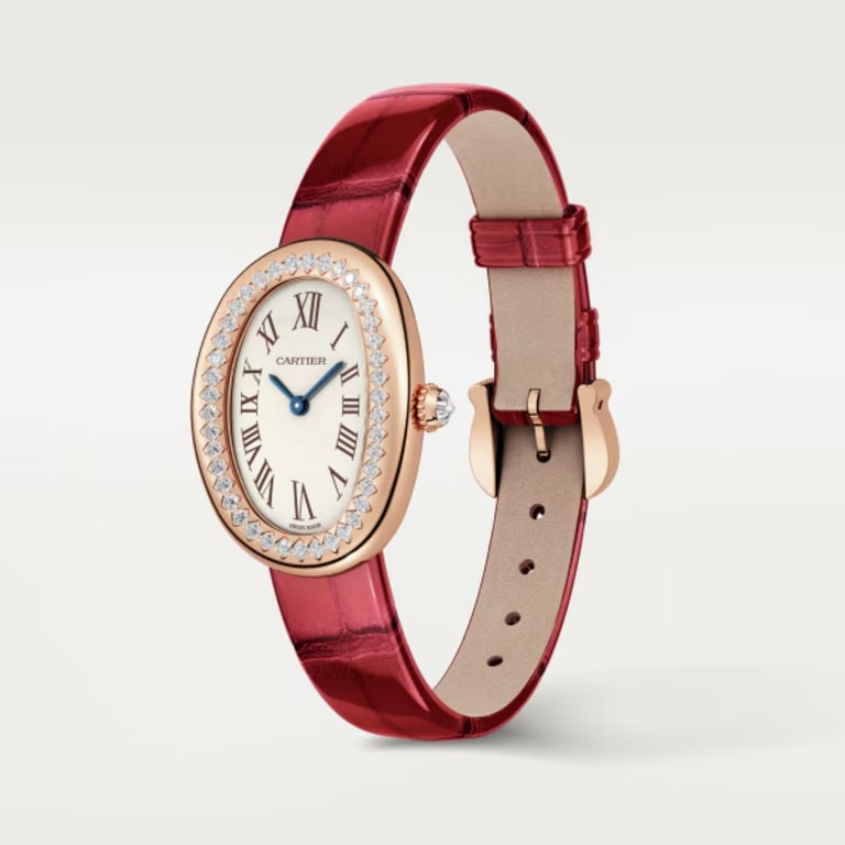 Baignoire de Cartier Rose Gold Diamond Silver Dial 23mm Product Image 2