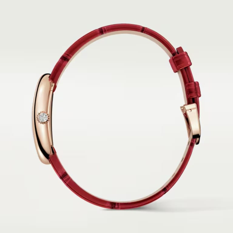 Baignoire de Cartier Rose Gold Diamond Silver Dial 23mm Product Image 3
