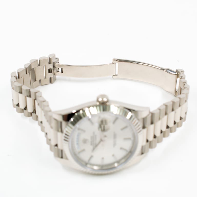 Day-Date White Gold Silver Dial 40mm Product Image 6