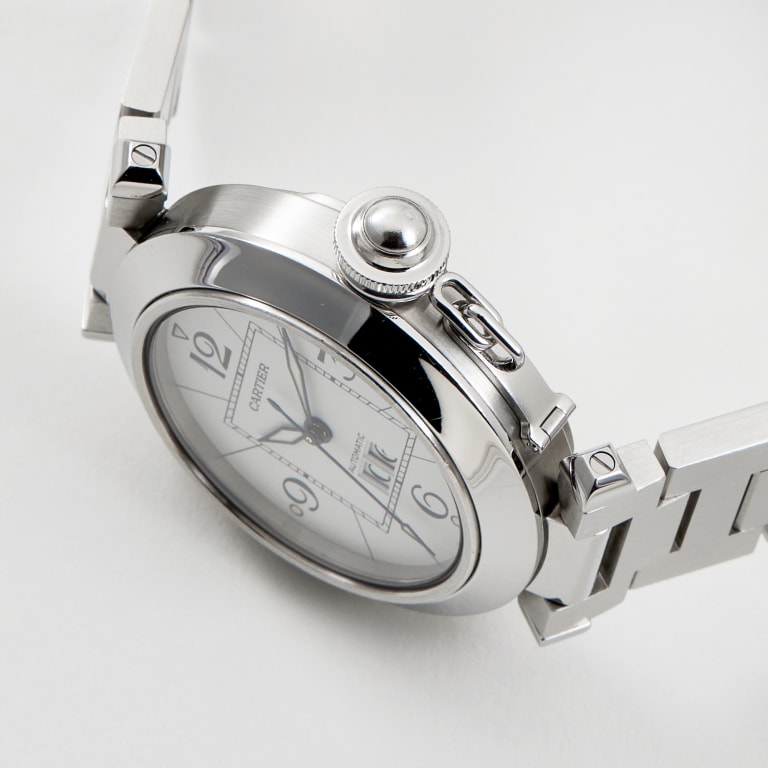 Pasha de Cartier Steel White Dial 35mm Product Image 2