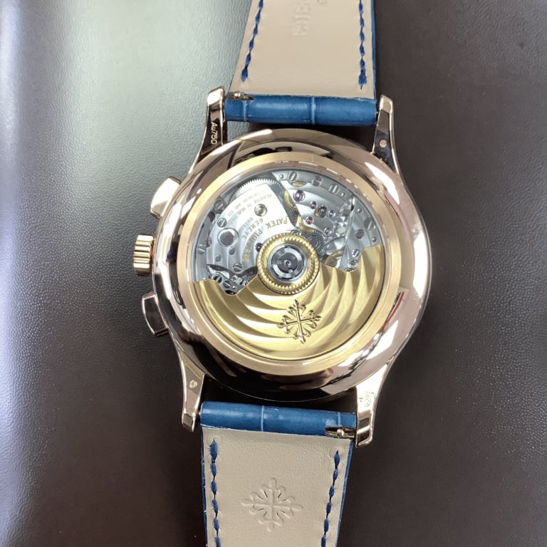 Annual Calendar Chronograph Rose Gold Blue Dial 42mm Product Image 2