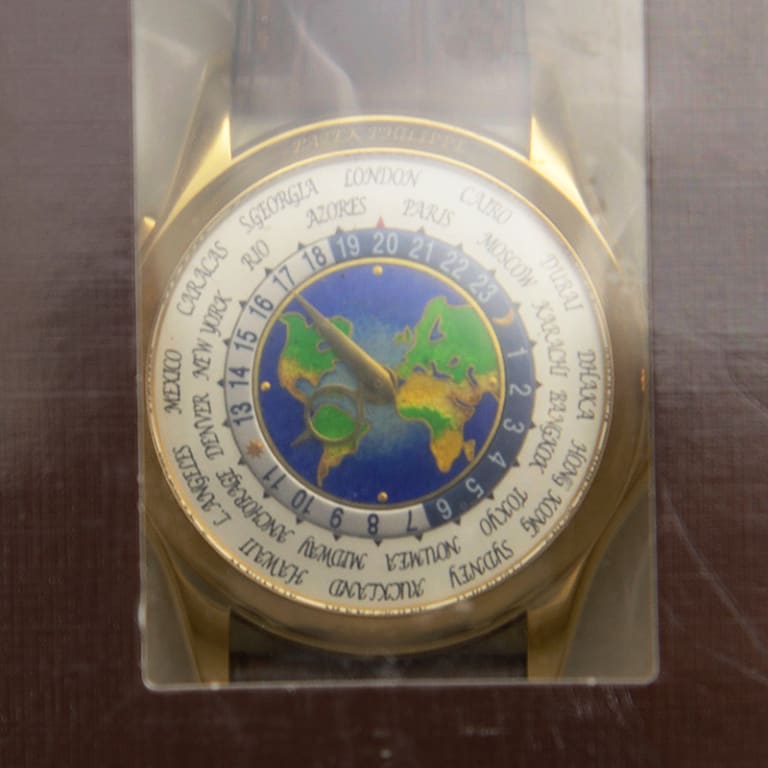 World Time Yellow Gold Cloisonne Enamel Dial 39mm Product Image 1