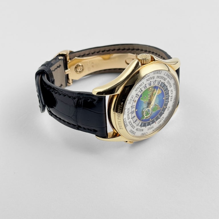 World Time Yellow Cloisonné Enamel Dial 38mm Product Image 3