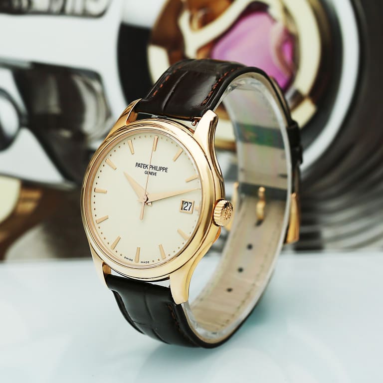 Calatrava Rose Gold Ivory Dial 39mm Product Image 1