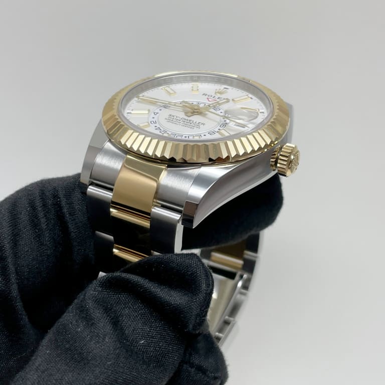 Sky-Dweller Yellow Gold & Steel White Dial 42mm Product Image 2