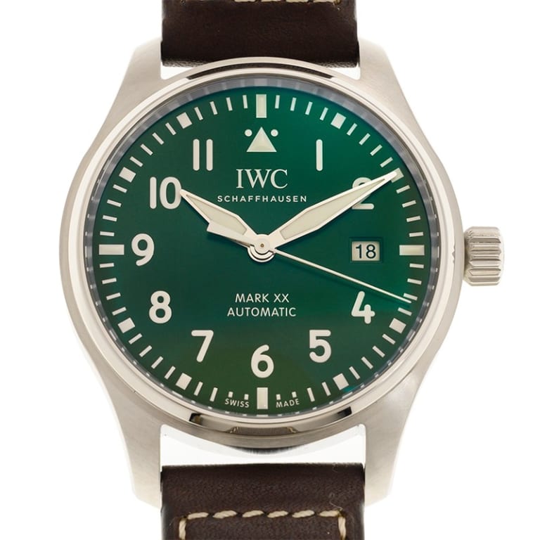 Pilot's Watch Mark XX Steel Green Dial 40mm Product Image 1