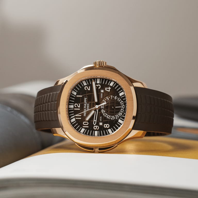 Aquanaut Travel Time Rose Gold Brown Dial 40mm Product Image 10