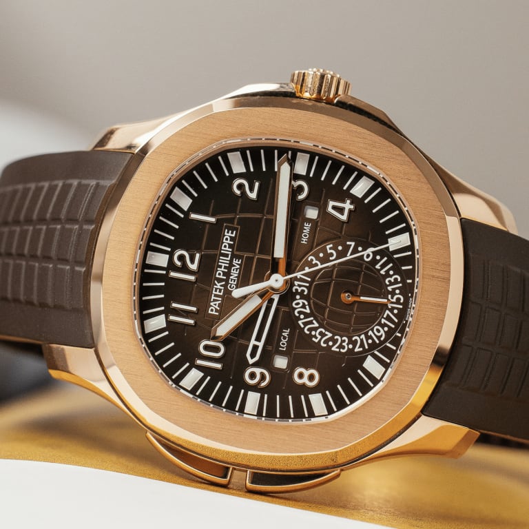 Aquanaut Travel Time Rose Gold Brown Dial 40mm Product Image 11