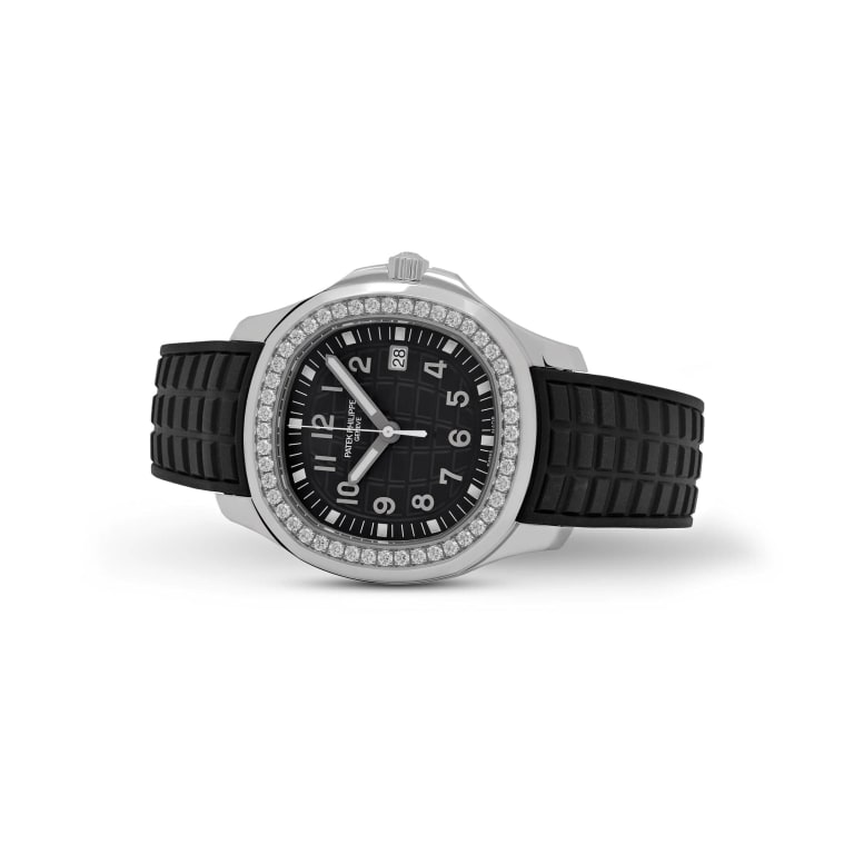 Aquanaut Luce Quartz Steel Diamond Black Dial 38mm Product Image 1