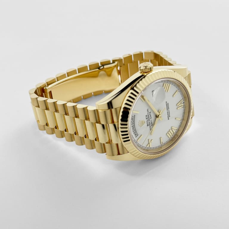 Day-Date Yellow Gold White Dial 40mm Product Image 3