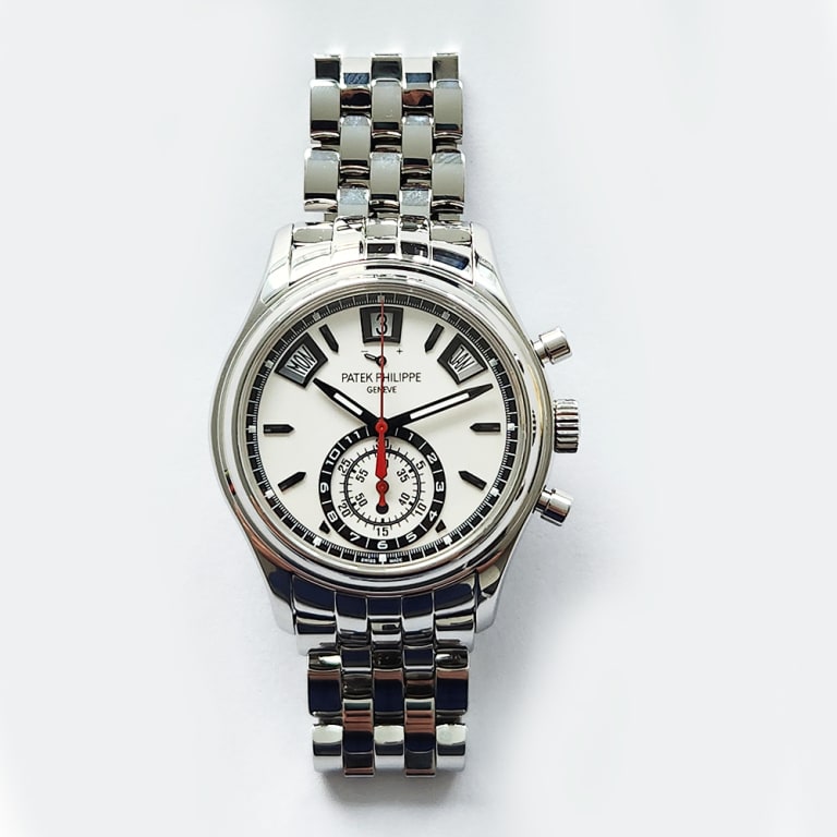 Complications Annual Calendar Chronograph Steel Silver Dial 40mm Product Image 1