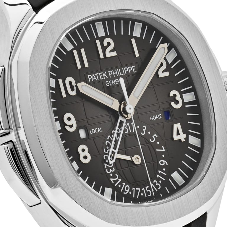 Aquanaut Travel Time Steel Black Dial 40mm Product Image 2