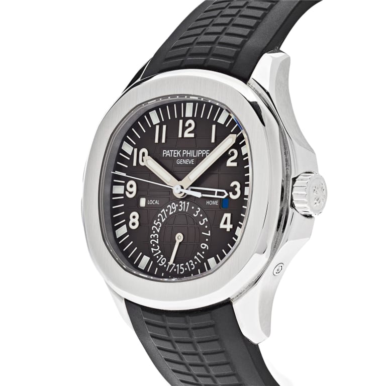 Aquanaut Travel Time Steel Black Dial 40mm Product Image 1
