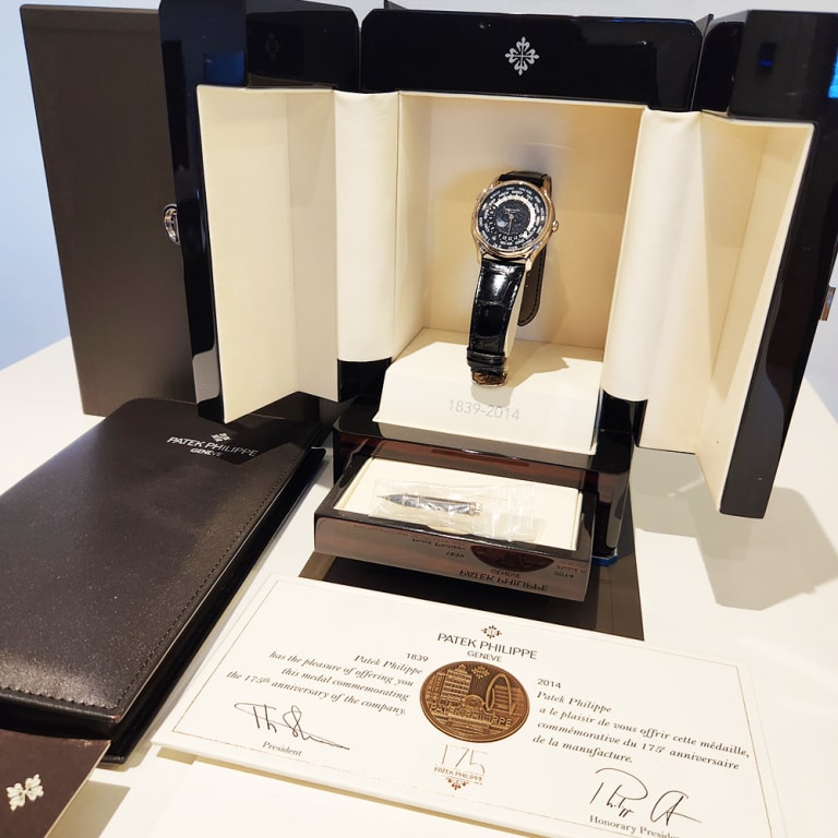 World Time Moon White Gold "175th Anniversary" Black Dial 40mm Product Image 19
