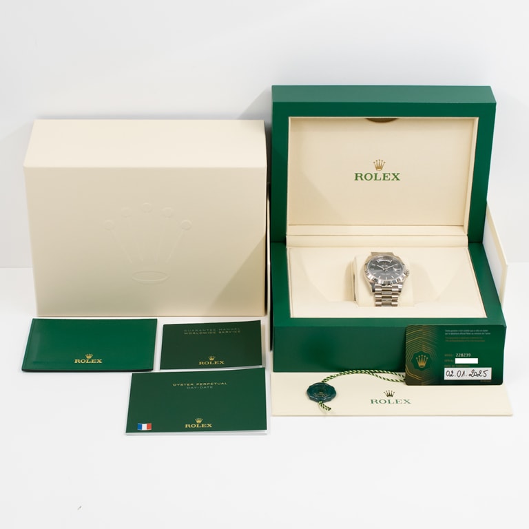 Day-Date White Gold Grey Dial 40mm Product Image 10