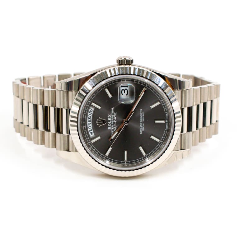 Day-Date White Gold Grey Dial 40mm Product Image 2