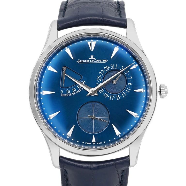 Master Ultra Thin Réserve de Marche Steel Blue Dial 39mm Product Image 1