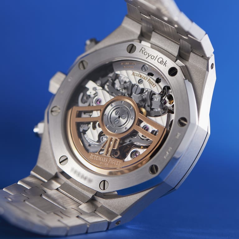 Royal Oak Chronograph White Gold Sapphire Blue Dial 41mm Product Image 9