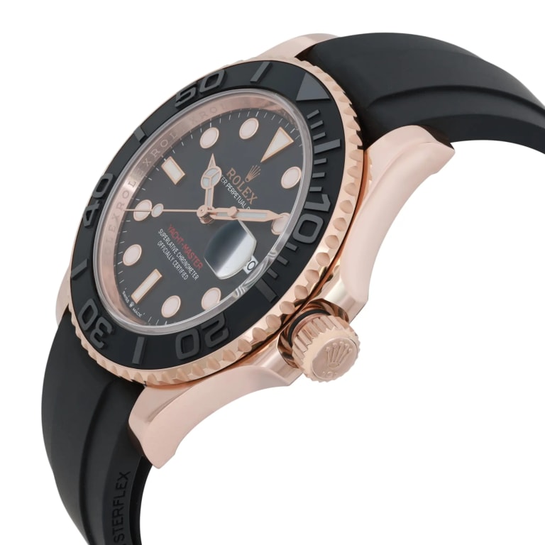 Yacht-Master Rose Gold Oysterflex Black Dial 40mm Product Image 2