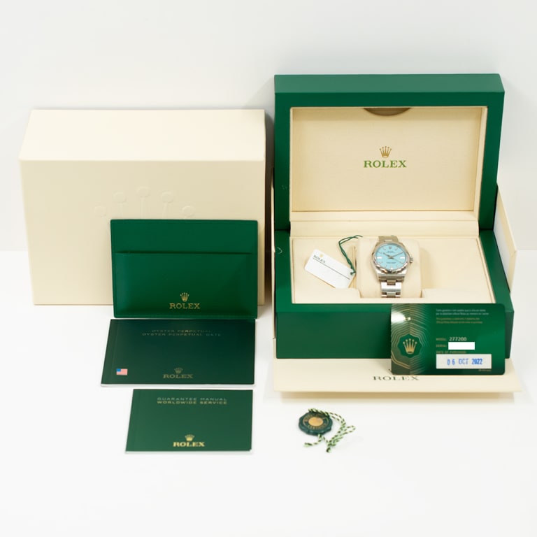 Oyster Perpetual Steel Turquoise Dial 31mm Product Image 10