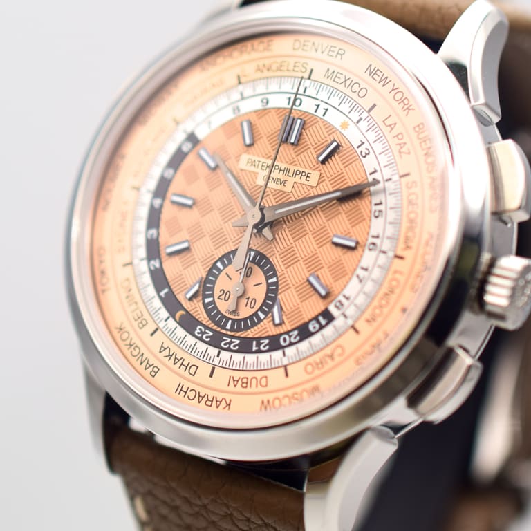 Complications World Time Chronograph Steel Salmon Dial 41mm Product Image 3