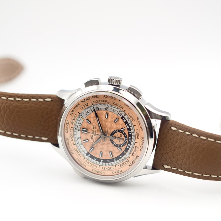 Complications World Time Chronograph Steel Salmon Dial 41mm Product Image 2