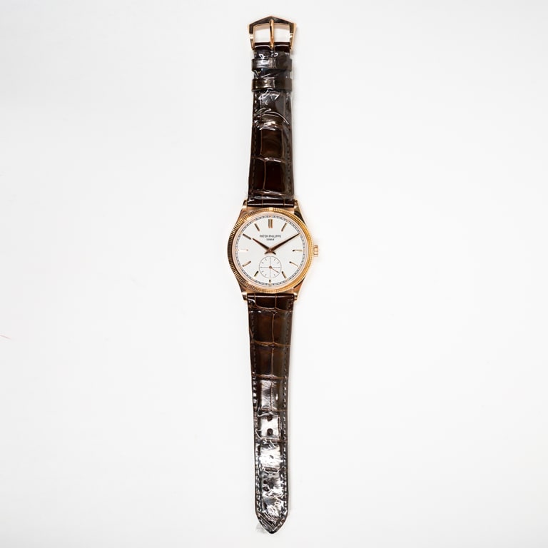 Calatrava Rose Gold Silver Dial 39mm Product Image 1