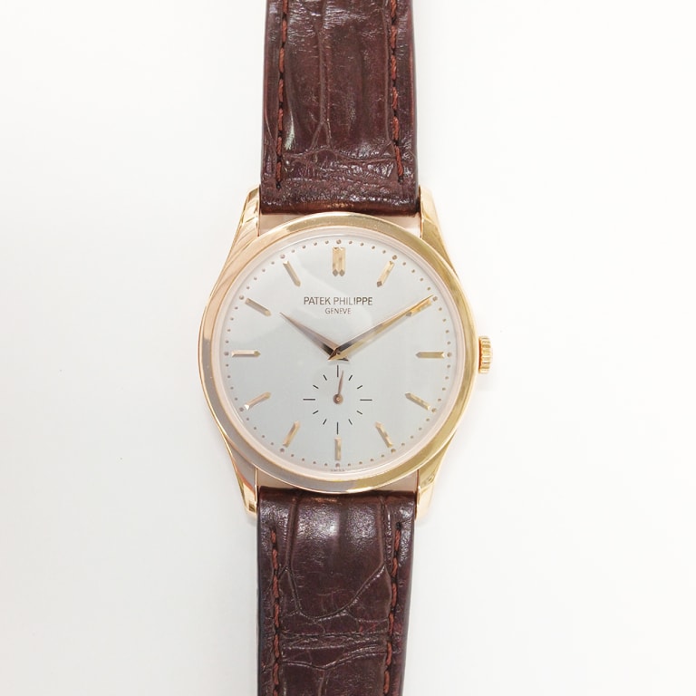 Calatrava Small Seconds Rose Gold Silver Dial 37mm Product Image 2