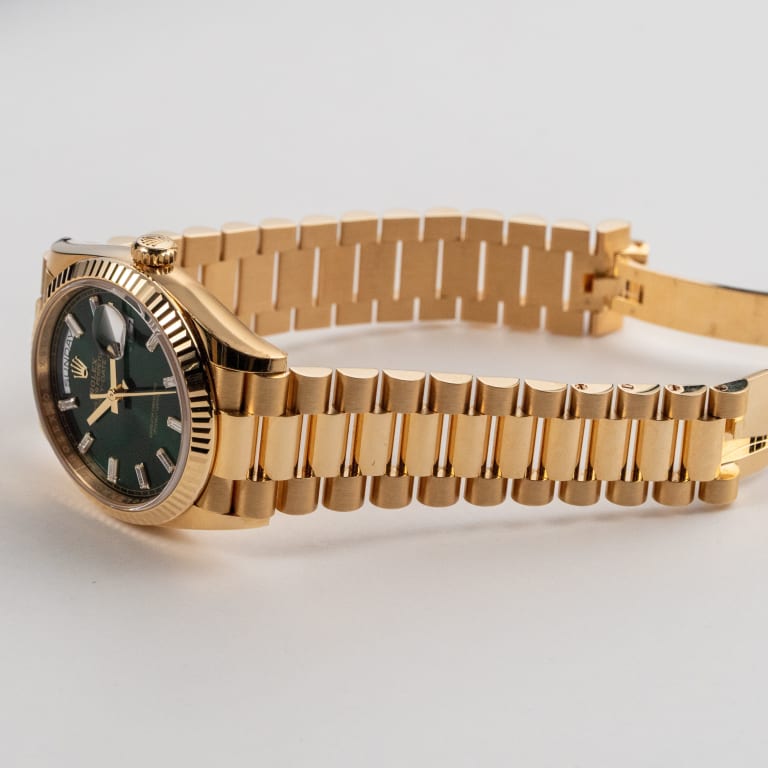 Day-Date Yellow Gold Green Dial 36mm Product Image 6