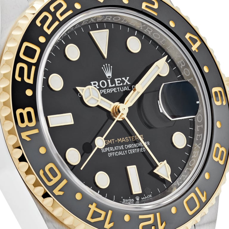GMT-Master II Yellow Gold & Steel Jubilee Black Dial 40mm Product Image 3