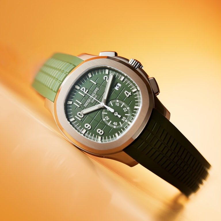 Aquanaut Chronograph White Gold Green Dial 42mm Product Image 9
