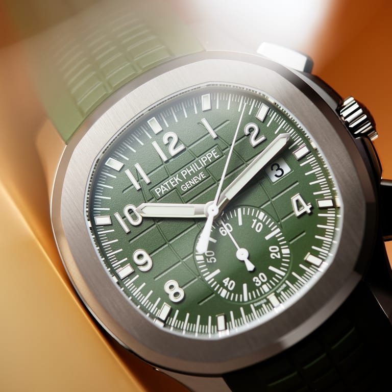 Aquanaut Chronograph White Gold Green Dial 42mm Product Image 10
