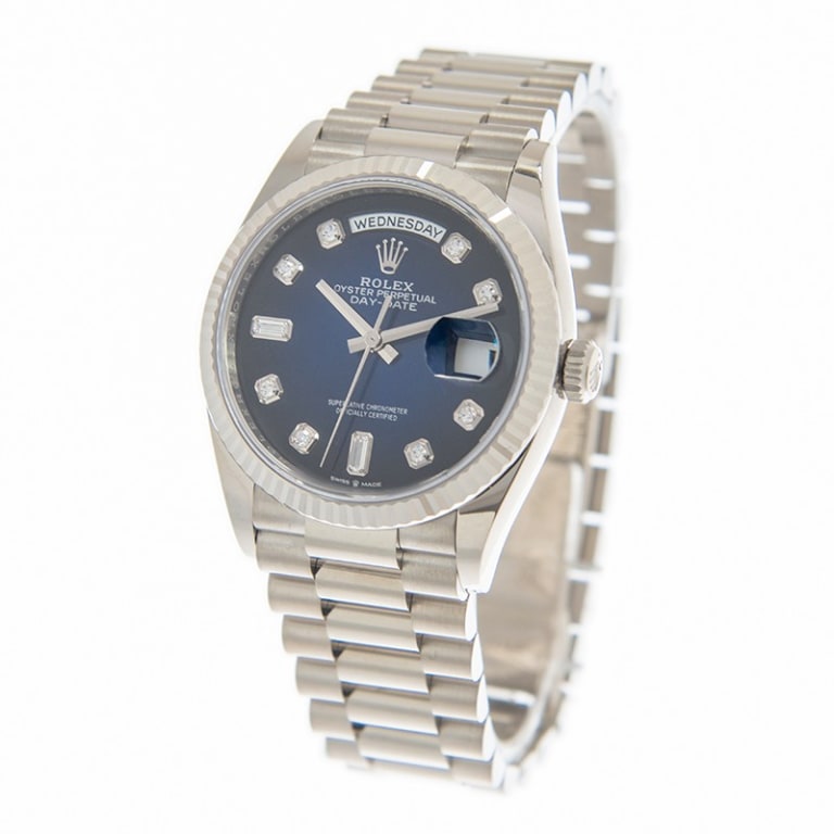 Day-Date White Gold Blue Ombré Dial 36mm Product Image 2