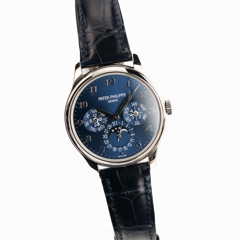 Perpetual Calendar White Gold Blue Dial 39mm Product Image 1
