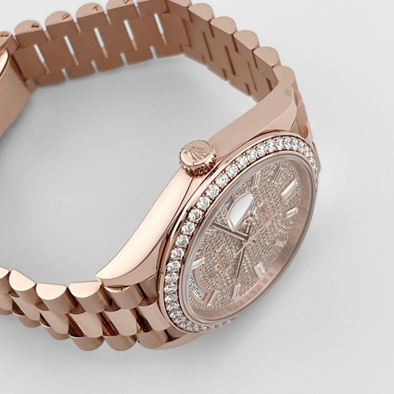 Day-Date Rose Gold Diamond Pave Dial 40mm Product Image 3