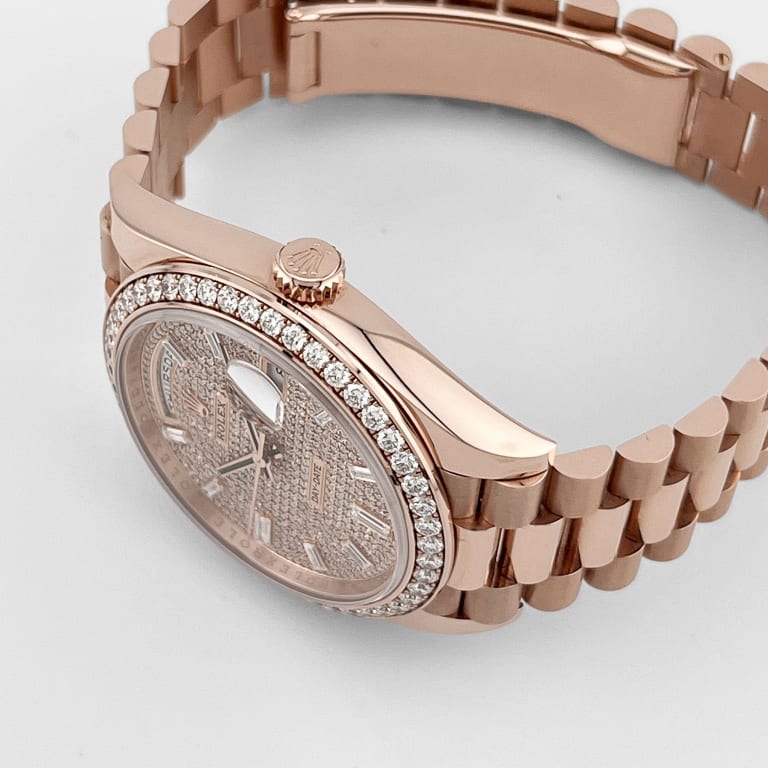 Day-Date Rose Gold Diamond Pave Dial 40mm Product Image 2