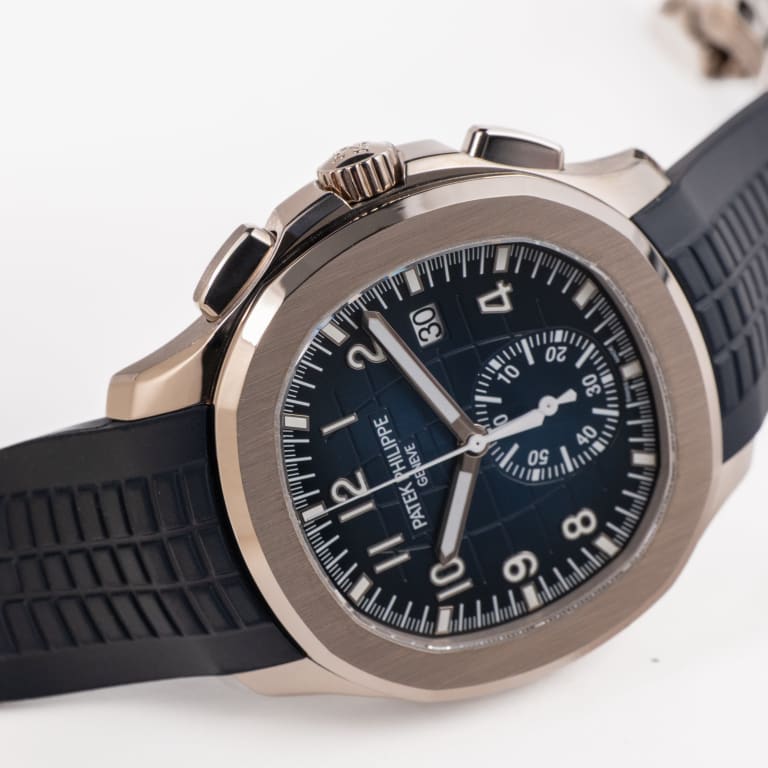 Aquanaut Chronograph White Gold Blue Dial 42mm Product Image 2