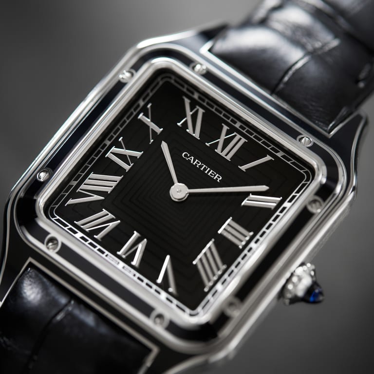 Santos-Dumont Steel Black Dial 31mm Product Image 9