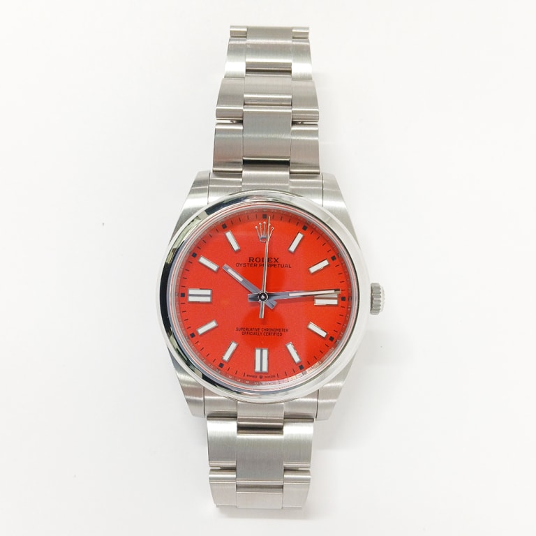 Oyster Perpetual Steel Red Dial 41mm Product Image 1