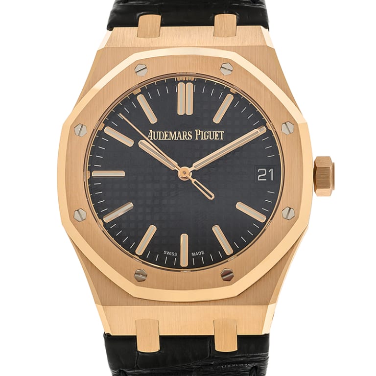 Royal Oak Selfwinding "50th Anniversary" Rose Gold Black Dial 41mm Product Image 1