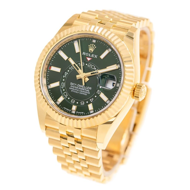 Sky-Dweller Yellow Gold Green Dial 42mm Product Image 2
