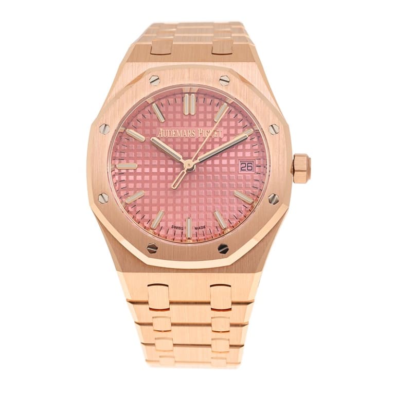 Royal Oak Selfwinding Rose Gold Pink Dial 34mm Product Image 1