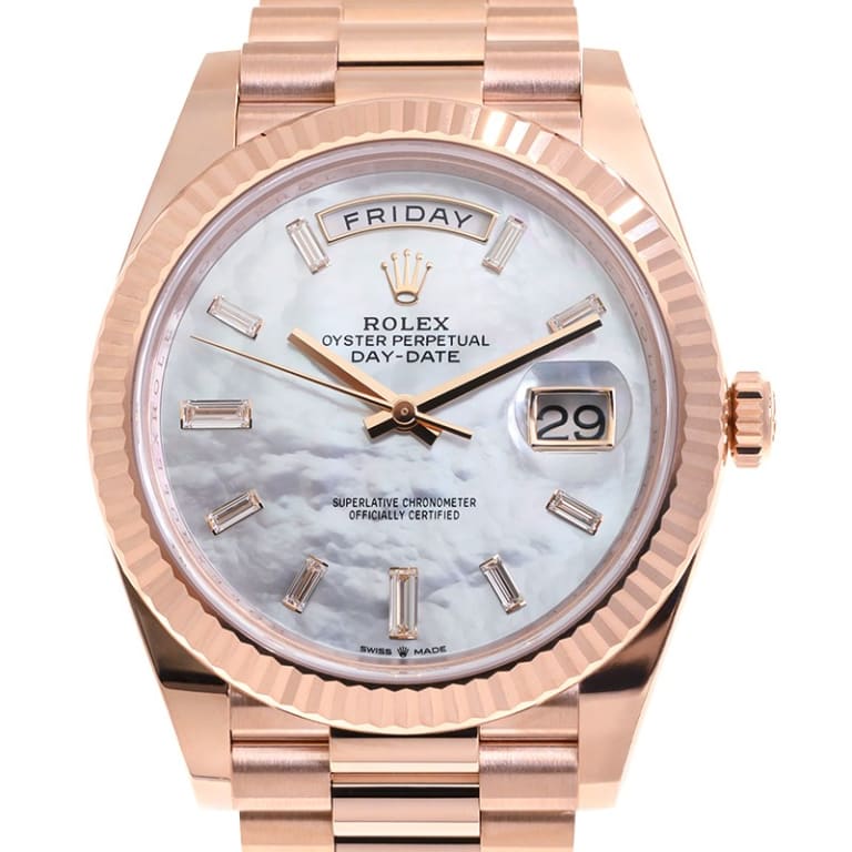 Day-Date Rose Gold Mother of Pearl Dial 40mm Product Image 3